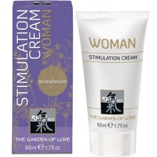 Hot «Shiatsu Woman Stimulation Cream» возбуждающий крем «Мечты Гейши» для женщин, объем 50 мл, из материала Водная основа, 50 мл.
