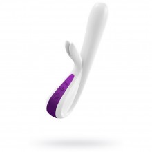 Удобный интимный вибратор-кролик для женщин OVO «K5», цвет фиолетовый, K5-12, длина 21 см.