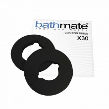 Уплотнительное кольцо «Cushion Rings X30» для гидропомпы Bathmate «Hyrdomax», 2 шт, цвет черный, Bathmate ACP-HM-SP-30, из материала Резина