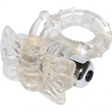   7 Speed Butterfly Cock Ring, 32008-clearHW,  Howells,  ,  2.5 .