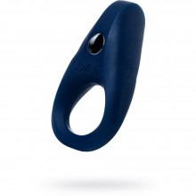 Силиконовое премиум кольцо на пенис «Rings 1», цвет синий, Satisfyer J02008-11, длина 7.5 см.