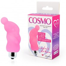 Мини-вибратор фигурный для клитора, цвет розовый, Cosmo CSM-23153, бренд Bior Toys, длина 6.9 см.
