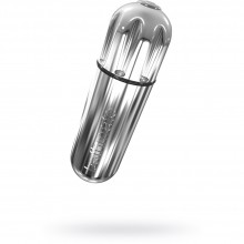 Вибропуля классической формы «Vibe Bullet» от компании Bathmate, цвет серебристый, BM-V-CH, из материала Пластик АБС, длина 7.9 см.