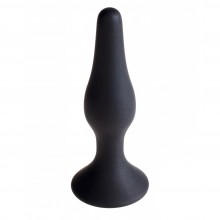 Втулка анальная «Anal Pleasure», цвет черный, длина 95 мм, диаметр 28 мм, SEM-55040, бренд Sex Expert, длина 9.5 см.