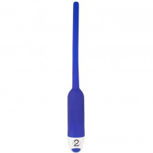Интимный эластичнный мужской вибратор для уретры «Silikon Dilator», цвет синий, You 2 Toys 5918150000, из материала Силикон, длина 19.1 см.