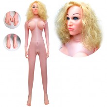 Надувная секс-кукла «Angelica» с вибрацией от компании Erowoman - Eroman, цвет телесный, ee-10248, 2 м., со скидкой