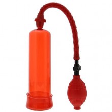 Вакуумная помпа «Penis Enlarger Red» для увеличения члена от компании Gopaldas, цвет красный, 20075, из материала Пластик АБС, длина 20 см.