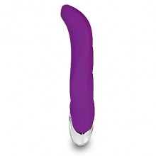Женский вибратор для точки G «The Olympia Purple», длина 18.5 см, Shots Toys SH-SHT102PUR, из материала Силикон, длина 18.5 см.