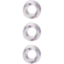 Набор из трех эрекционных колец, внутренний диаметр 2 см, Erowoman ee-10194-1, из материала TPR, коллекция Erowoman - Eroman, диаметр 2 см.