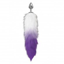 Анальная пробка с длинным фиолетовым хвостом «Diamond Starlit Purple, рабочая длина 8.1 см, Lola Games 4020-03lola, цвет Фиолетовый, длина 38 см.