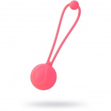 Вагинальный шарик «Rosy» персикового цвета, силикон, диаметр 3.1 см, 50 гр, TOYFA 564005, длина 10.5 см., со скидкой