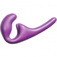 Фиолетовый безремневой анальный страпон «Natural Seduction», общая длина 20.5 см, Lola Games 5010-03lola, длина 20.5 см., со скидкой