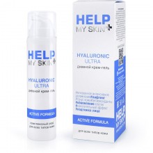 Крем-гель дневной «Help My Skin Hyaluronic» для комплексного ухода за кожей лица, 50 гр., Биоритм lb-25019