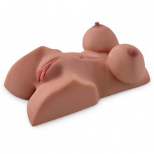 Реалистичный мастурбатор-торс с вагиной и анусом «Pdx Plus Perfect DD», цвет телесный, Pipedream RD61322, длина 31.2 см., со скидкой