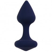 Идеальная анальная пробка «Exo S», цвет темно-синий, Le Frivole Costumes 06154S, из материала Силикон, длина 7.5 см.