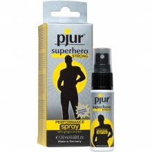 Спрей-пролонгатор длительного действия « Pjur SUPERHERO Strong Spray» на водной основе , Pjur 13450, из материала Водная основа, 20 мл., со скидкой