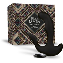 Универсальный массажер для мужчин и женщин «Black Jamba Anal Vibrator», цвет черный, FeelzToys FLZ-E27823, длина 12 см.