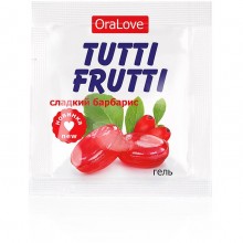 Гель-лубрикант на водной основе «Tutti-frutti OraLove Сладкий барбарис», 4 гр, Биоритм lb-30020t