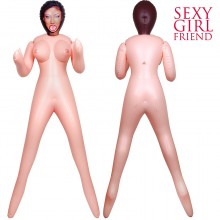 Надувная кукла «Дарьяна», цвет телесный, Sexy Girl Friend SF-70276, из материала ПВХ, 2 м., со скидкой
