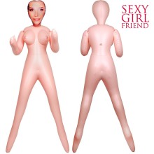 Надувная кукла «Габриэлла», цвет телесный, Sexy Girl Friend SF-70277, из материала ПВХ, 2 м., со скидкой