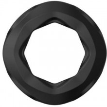 Черное эрекционное кольцо «№06 Cock Ring», Erozon ER01773-06, из материала Силикон, диаметр 4.8 см.