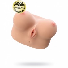 Мастурбатор реалистичный с грудью «Juliana Breast», цвет телесный, Kokos M01-002-01, длина 20 см., со скидкой