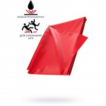 Красная простыня для секса из ПВХ «Bed Sheet», Black&Red by TOYFA 901501-9, 3 м., со скидкой