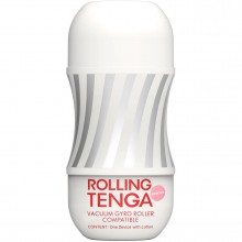 Мастурбатор «Rolling Gyro Roller Cup Gentle», цвет белый, Tenga TOC-101GS, со скидкой