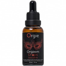 Интимный гель для клитора «Orgasm Drops Kissable», 30 мл, Orgie 51416, из материала Глицериновая основа, 30 мл., со скидкой
