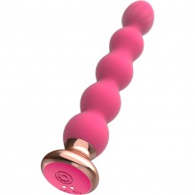 Анальная елочка с вибрацией и пультом управления, цвет розовый, I-Moon MY-802, длина 19.8 см., со скидкой