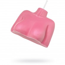 Свеча «Женский силуэт», цвет розовый, Pecado BDSM 12065-03, из материала Воск