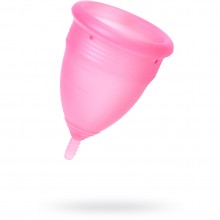 Менструальная чаша 15 мл, цвет розовый, OEM 351055, диаметр 0.4 см.