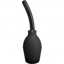 Анальный душ «CleanStream Deluxe Enema Bulb», 296 мл, цвет черный, XR Brands XRKL720, из материала ПВХ, длина 14 см.