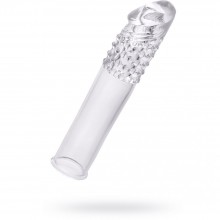 Насадка-удлиннитель на пенис «Lidl Extra - Clear» силиконовая прозрачная, 2K6 ACHBCD GP, длина 17.8 см.