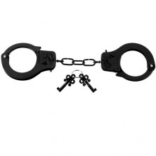 Наручники металлические Fetish Fantasy Series «Designer Cuffs», цвет черный, PD3801-23, бренд PipeDream, One Size (Р 42-48), со скидкой