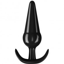 Анальная пробка шарикообразной формы «Джага-Джага №9», цвет черный, 650-09 BX DD, длина 13 см., со скидкой
