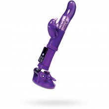 Вибратор для женщин серии A-Toys с клиторальным стимулятором, ToyFa 765011, из материала TPR, длина 15.5 см., со скидкой