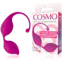 Классические вагинальные шарики Cosmo, цвет розовый, диаметр 30 мм, CSM-23005, бренд Bior Toys, диаметр 3 см.