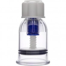 Вакуумная помпа «Intake Anal Suction Device» для ануса, цвет белый, XR Brands AD229, из материала Пластик АБС, коллекция Master Series, длина 10.5 см.