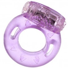 ToyFa «Vibrating Ring 818034-4» виброкольцо для пениса, цвет фиолетовый, диаметр 2 см, из материала ПВХ, диаметр 2 см., со скидкой