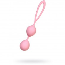 Силиконовые вагинальные шарики A-Toys со смещенным центром тяжести от компании Toyfa, цвет розовый, 764012, коллекция ToyFa A-Toys, длина 17 см.
