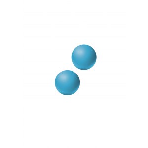 Силиконовые вагинальные шарики для женщин Emotions «Lexy Small», цвет голубой, Lola Toys INS4014-03Lola, диаметр 2.4 см.