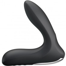 Вибромассажер простаты с функцией расширения Pretty Love «Leonard», цвет черный, BI-014463, длина 13.5 см.