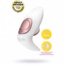 Вакуум-волновой бесконтактный стимулятор для пар «Satisfyer Pro 4 Couples», цвет белый, J2018-18, длина 9.7 см.