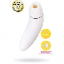 Вакуум-волнововой стимулятор клитора «Satisfyer Pro Plus Vibration» бесконтактный, цвет белый, J2018-16, из материала силикон, длина 11.6 см.