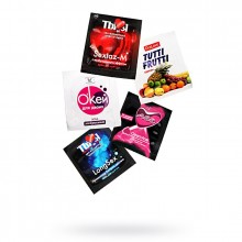 Набор интимных гелей «Для 100%-го секс-эксперта», 5 саше + подарок, Биоритм 24004, из материала водная основа, 15 мл.