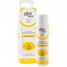 Силиконовый лубрикант «Pjur Med Soft Glide» с экстрактом жожоба, объем 100 мл, DEL3100004805, 100 мл.