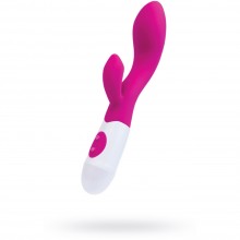 Вагинальный вибратор «Fela» с клиторальным стимулятором из серии A-Toys от ToyFa, цвет розовый, 765002, коллекция ToyFa A-Toys, длина 20.5 см.