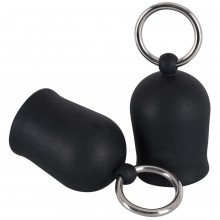 Вакуумные зажимы на соски «Nipple Suckers» из серии Black Velvets от You 2 Toys, цвет черный, 5191460000, бренд Orion, длина 4 см.