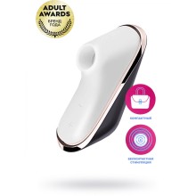 Бесконтактный компактный стимулятор клитора «Pro Traveler» от Satisfyer, цвет черный, J2018-TR, длина 9.5 см.
